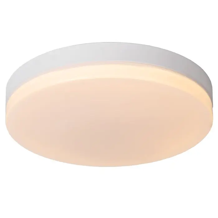 Lucide BISKIT Plafondlamp LED Wit, 1-licht, Bewegingsmelder Shop Nu