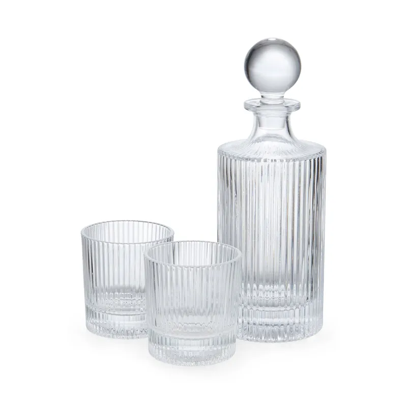 BarCraft whiskyset (3-delig) (incl. decanteerkaraf en 2 glazen) Snelle Levering