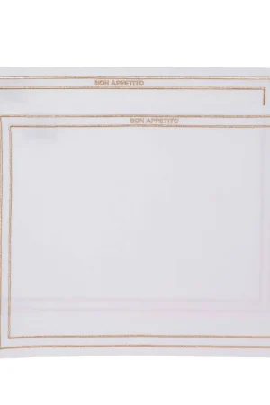 Premium Vondels placemat BON APPETITO (set van 2)