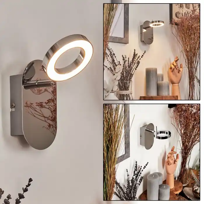 Premium Altamahaw Muurlamp LED Zilver, 1-licht