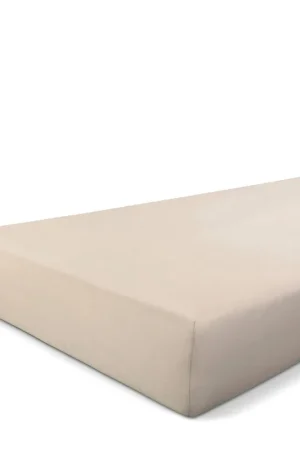 Finale Uitverkoop Walra katoenen hoeslaken boxspring (tot 30 cm) - zand