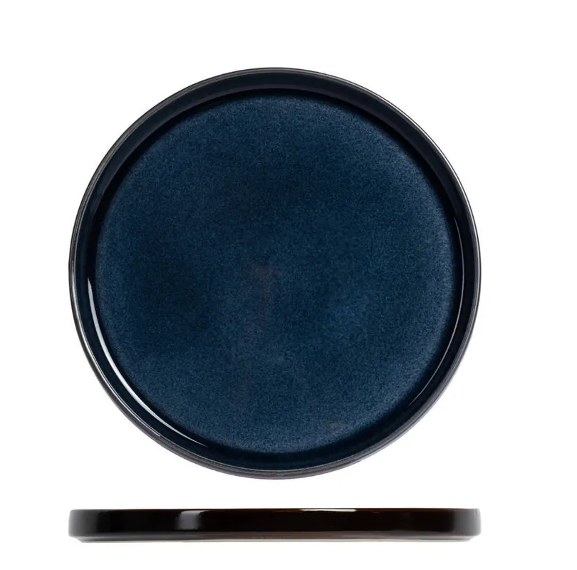Cosy & Trendy Ontbijtborden / Dessertborden - Quintana Blue ø 22 cm - 4 Stuks Gratis Retour