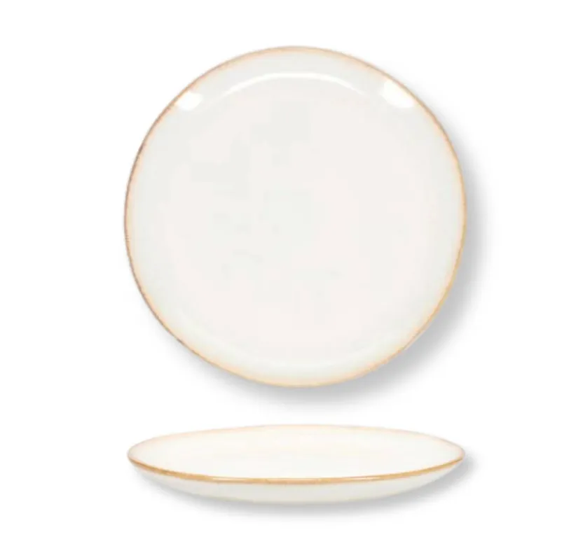 Merkproduct Salt & Pepper Ontbijtborden / Dessertborden Artisan Wit ø 20 cm - 4 Stuks