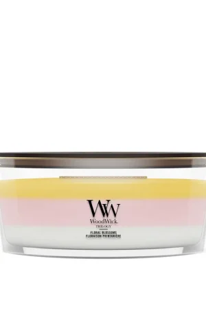 WoodWick geurkaars Trilogy Floral Blossoms - Ellipse Lage Kosten