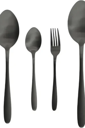 Gecertificeerd Studio Tavola Bestekset - Classic - Zwart - 42-delig / 8 personen