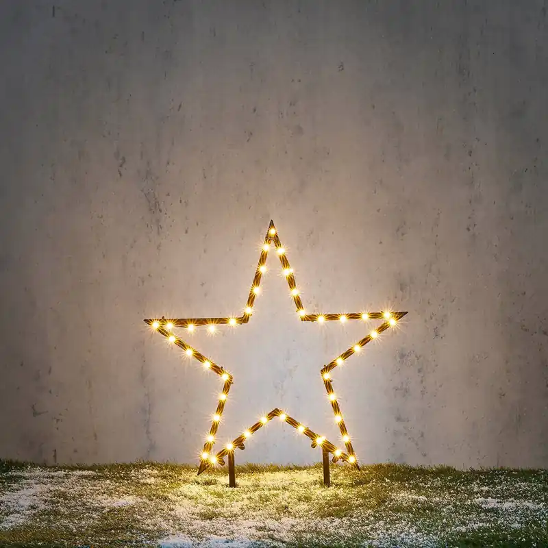 Luca Lighting kerst tuinsteker ster (86 led) Snelle Levering