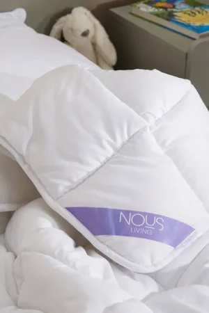 Bestseller NOUS Kids synthetisch enkel dekbed 120x150 cm - wit