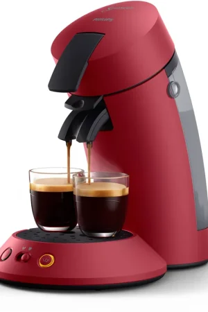 Philips SENSEO® Original Plus Koffiepadmachine Deep Red CSA210/90 Op = Op