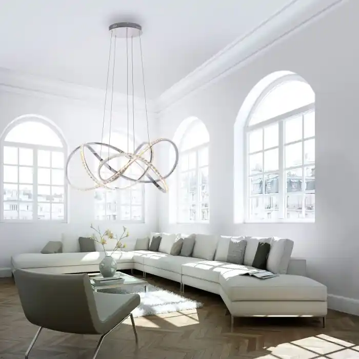 Paul Neuhaus KIRIBI Hanglamp LED Chroom, 1-licht Beperkt Aanbod