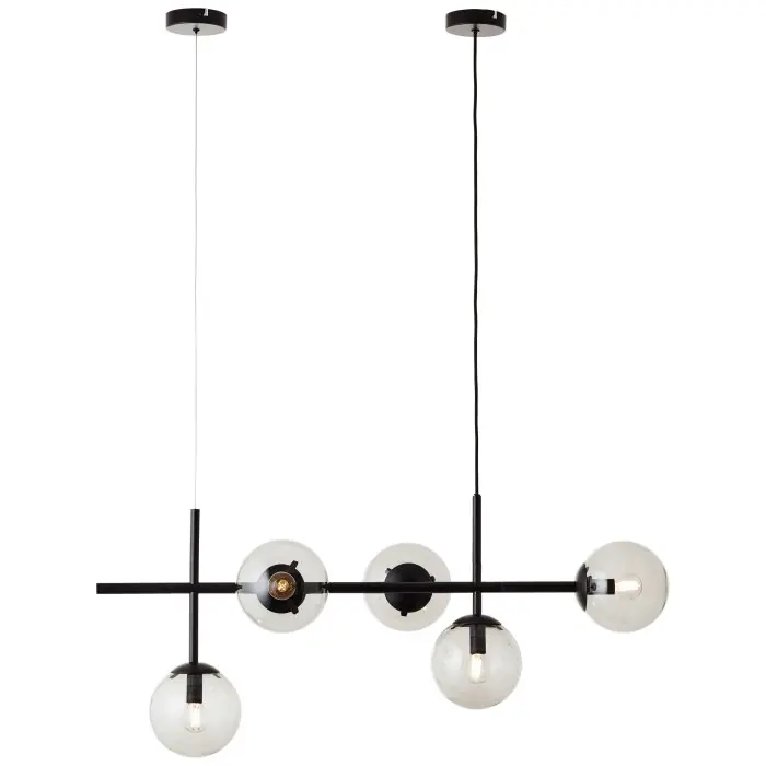 Gecertificeerd Brilliant Ariol Hanglamp Zwart, 5-lichts