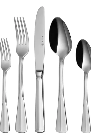 Superprijs Sola Bestekset Haagsch Lofje - 18/10 RVS - 24 delig / 6 personen