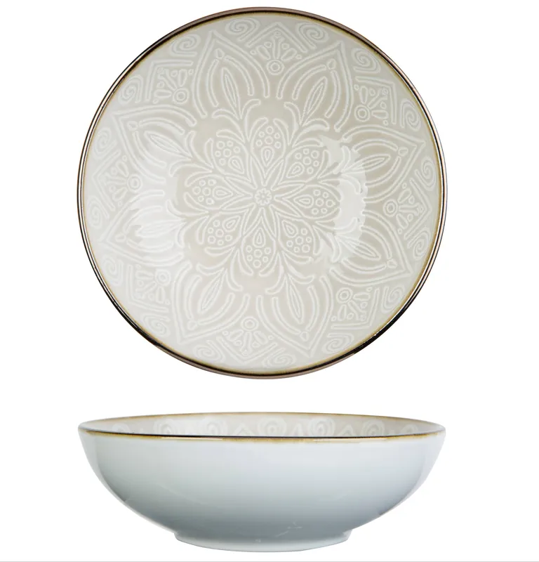 Finale Uitverkoop Cosy & Trendy Diepe Borden / Pastaborden Murano Beige ø 18.5 cm - 6 Stuks