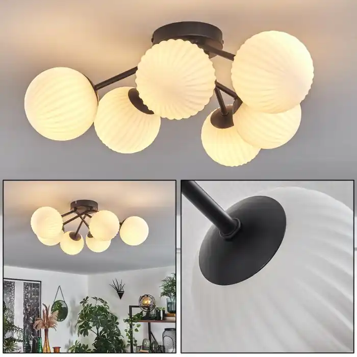 Alleen Vandaag Chehalis Plafondlamp Wit, 6-lichts