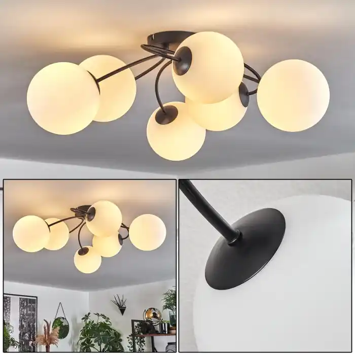 Lage Prijs Chehalis Plafondlamp Wit, 6-lichts