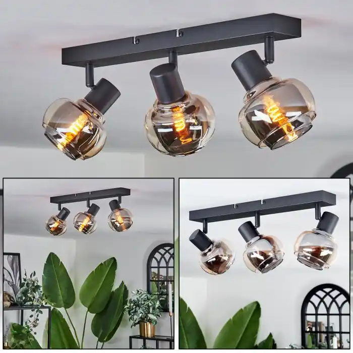 Cevio Plafondlamp Zwart, 3-lichts Nu Kopen