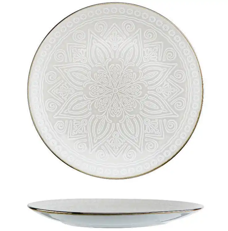 Cosy & Trendy Dinerborden Murano Beige ø 27.5 cm - 6 Stuks Voordeelprijs