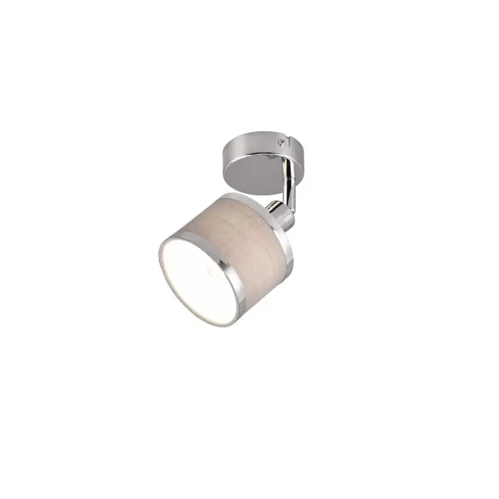 Trio AROSA Plafondlamp Chroom, 1-licht Fabrieksprijs