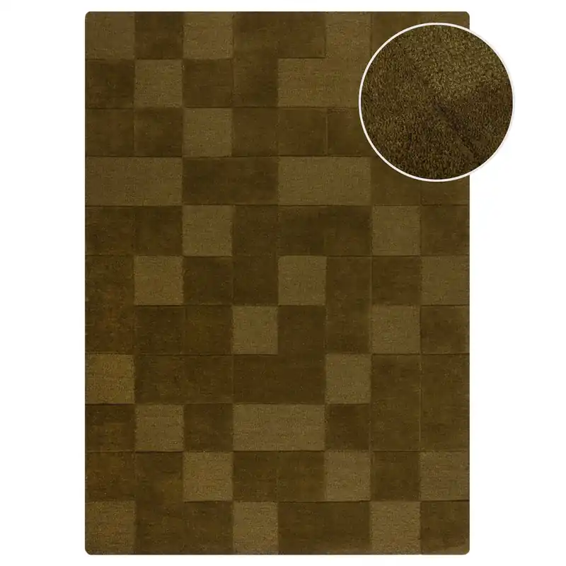 Flair Rugs vloerkleed wol Checkerboard Modern (290x200 cm) Lage Prijs