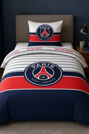 Koop Online Official Fanwear PSG Dekbed Blauw/Wit/Rood
