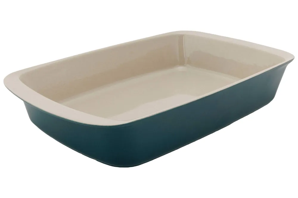 Nu Kopen Cosy & Trendy Ovenschaal Aardewerk Fontestic Green Heron - 34 x 21 x 5.5 cm / 2.3 Liter