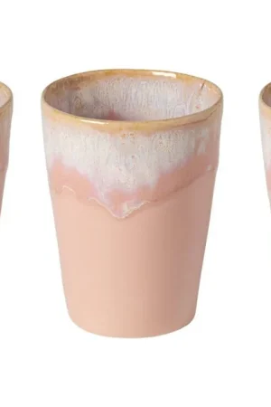 Premium Costa Nova Bekers Grespresso Soft Pink 375 ml - 3 stuks