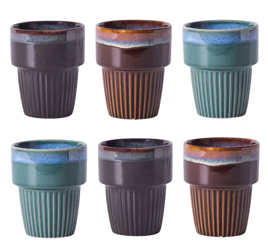 Lage Kosten Cookinglife Koffiekopjes - Horizon - 200 ml - 6 stuks
