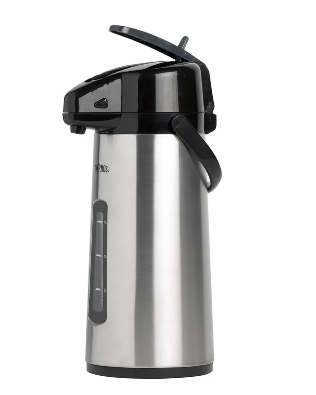 Snelle Levering Thermos Thermos Thermoskan met Pomp & Venster - Pompkan - Isoleerkan - 2.2 Liter