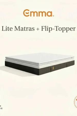 Gecertificeerd Emma bundel Lite matras + Flip topper