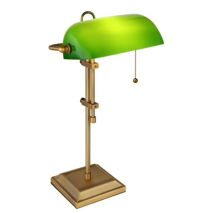 Alleen Vandaag Globo ANTIQUE Bankierslamp Oud messing, 1-licht