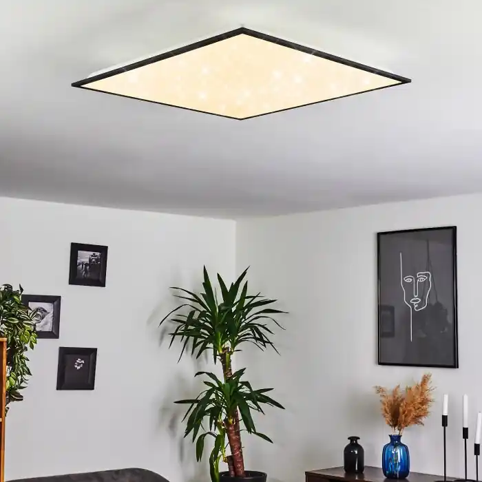 Uitverkoop Salmi Plafondlamp LED Zwart, Wit, 1-licht