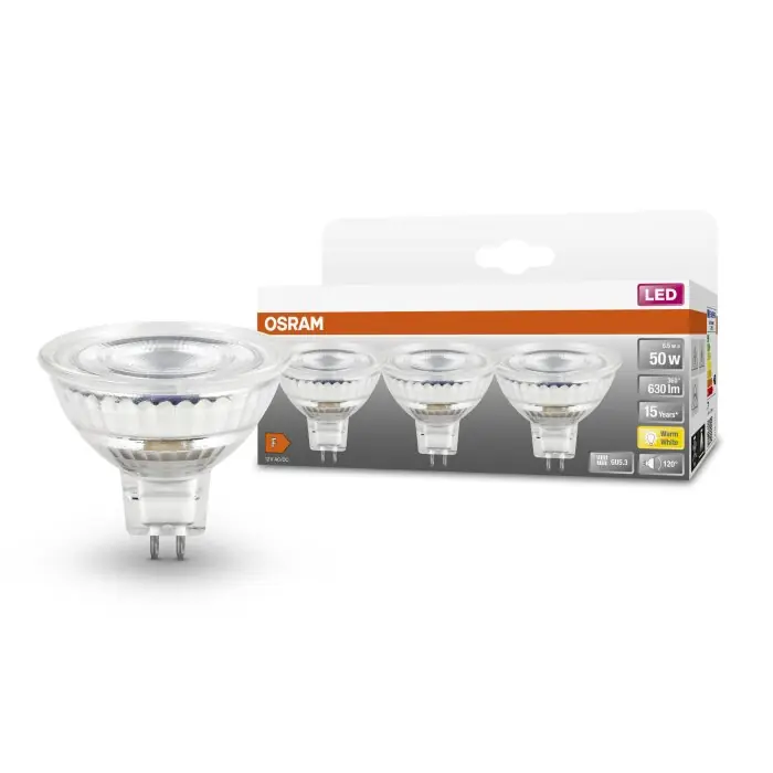 Betrouwbaar OSRAM Set van 3 LED‘s Star GU5.3 6,5 W 2700 kelvin 630 Lumen