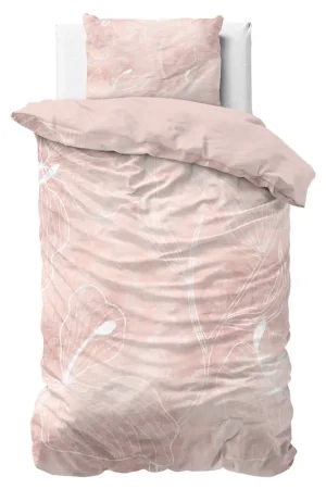 Alleen Vandaag Sleeptime 1-persoons dekbedovertrek 140x220 cm - roze