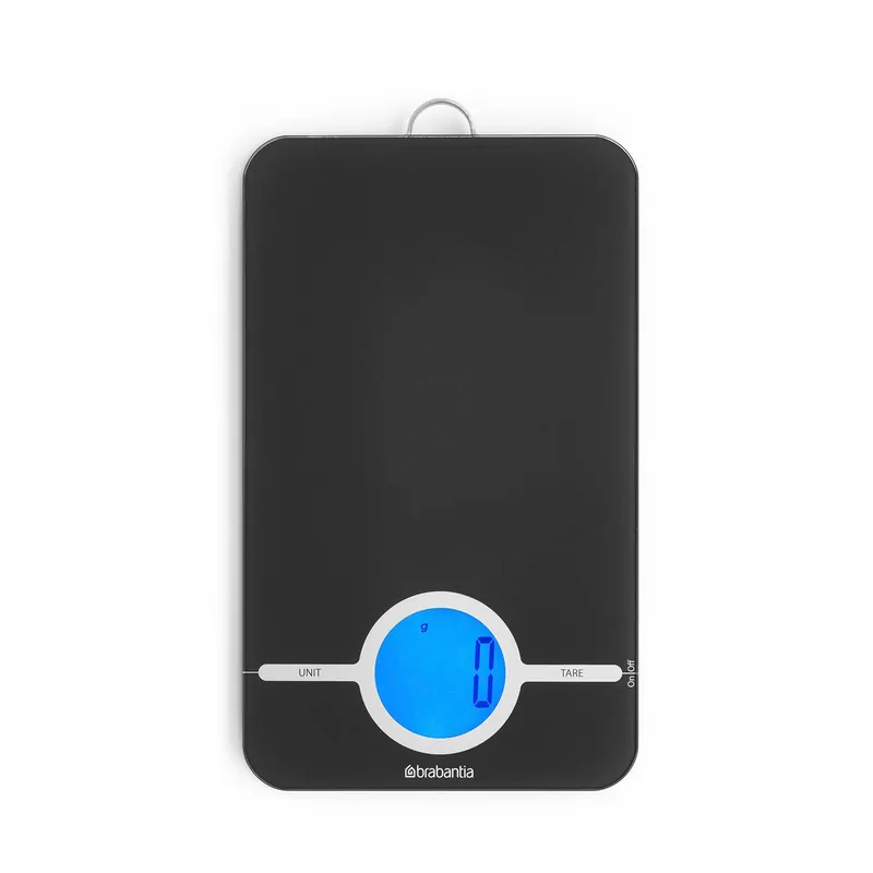 Brabantia TASTY+ keukenweegschaal Digitaal - op Batterijen - Dark Grey Rechtstreeks Van De Fabrikant