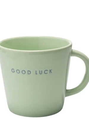 Nieuw Vondels cappuccino mok GOOD LUCK light green (250 ml)