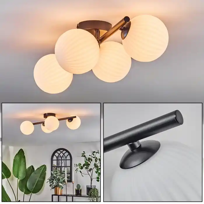 Meest Verkocht Chehalis Plafondlamp Wit, 4-lichts