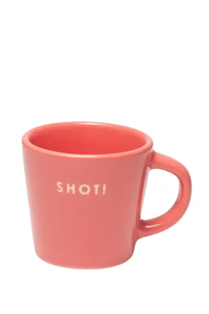 Beperkt Aanbod Vondels espresso kopje SHOT coral (80 ml)