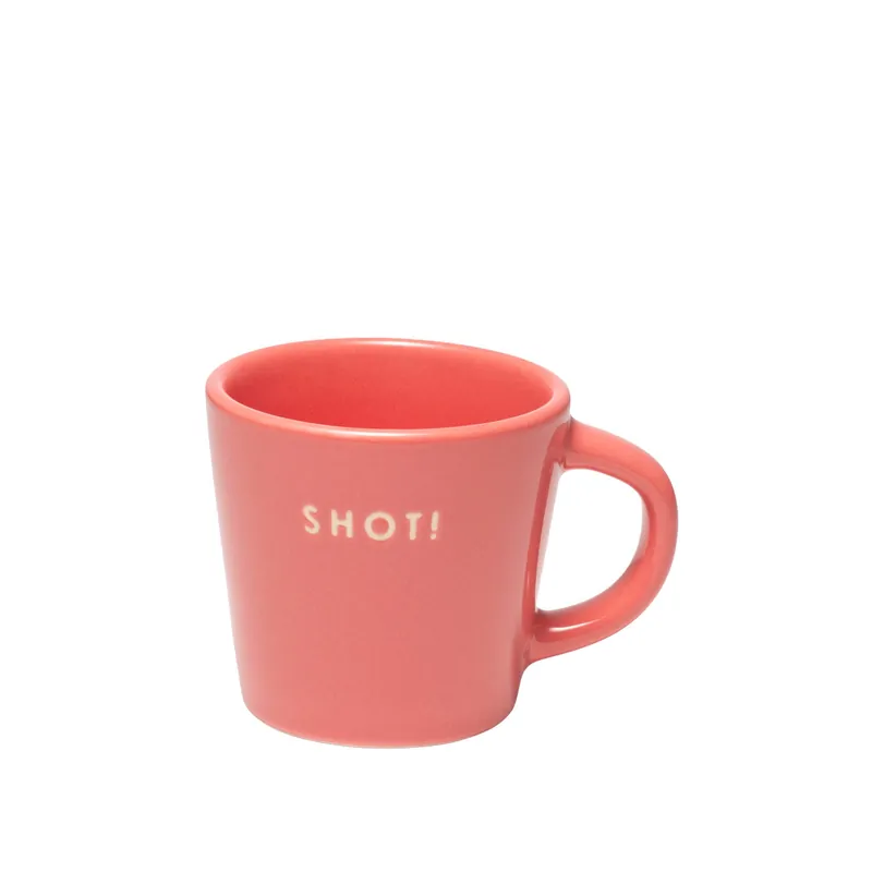 Beperkt Aanbod Vondels espresso kopje SHOT coral (80 ml)