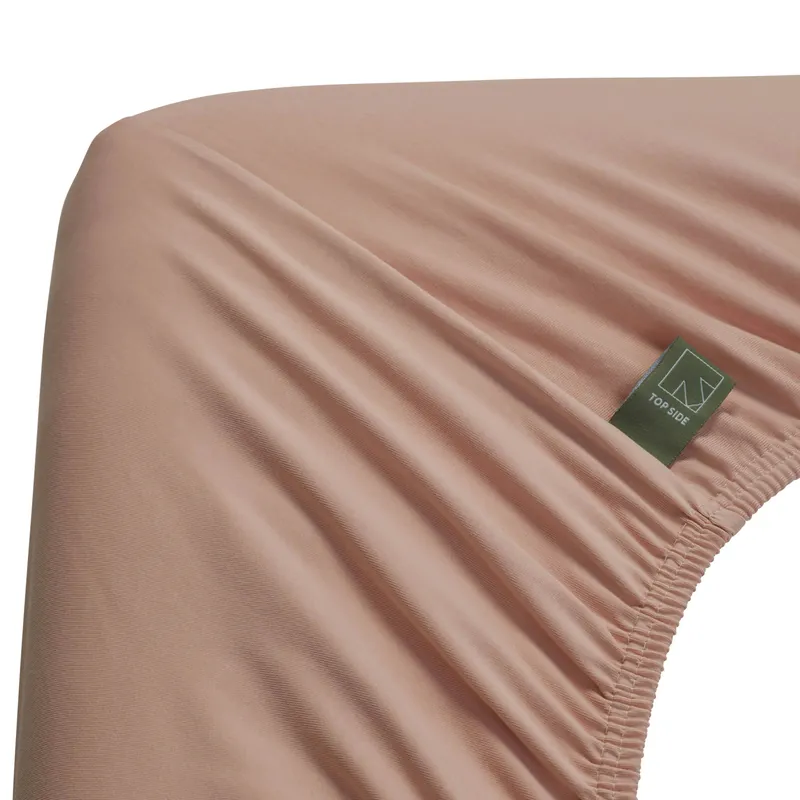 Beddinghouse katoenen hoeslaken (tot 40 cm) - nude Lage Prijs