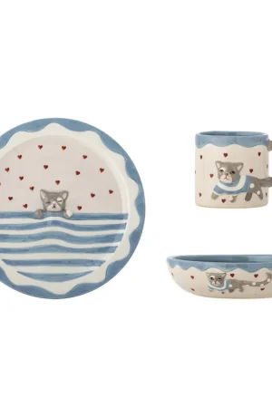 Lage Kosten Bloomingville Mini serviesset Mille (set van 3)