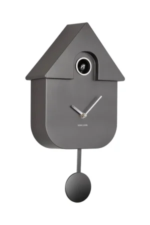 Karlsson koekoeksklok Modern Cuckoo Metallic Op = Op