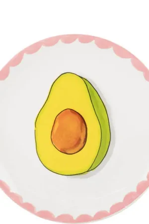 Blond Amsterdam gebaksbord - Avocado (Ø18 cm) Op = Op
