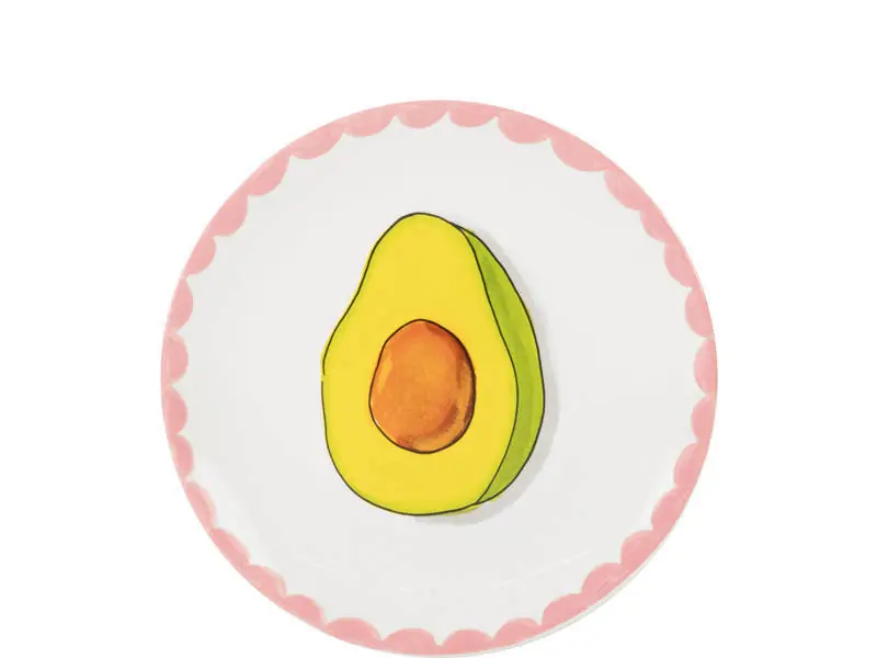 Blond Amsterdam gebaksbord - Avocado (Ø18 cm) Op = Op