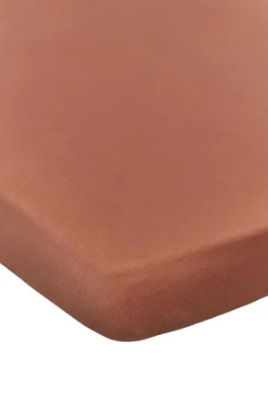 WildWood katoenen baby wieg hoeslaken 40x80 cm Muted Clay Express Levering