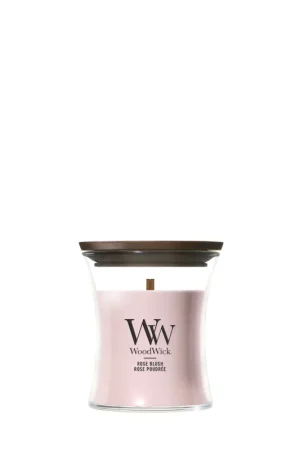 WoodWick geurkaars Rose Blush - Mini Seizoensaanbieding