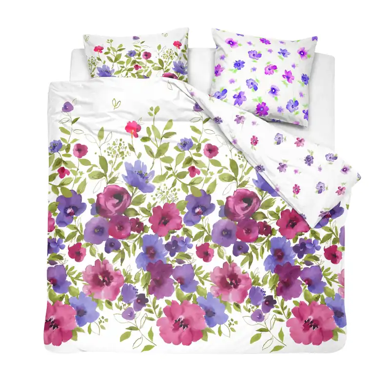 Cinderella katoen satijnen dekbedovertrek lits-jumeaux (240x220 cm) Exclusieve Aanbieding