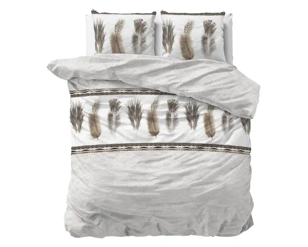 Sleeptime polyester-katoenen dekbedovertrek lits-jumeaux (240x220 cm) Alleen Vandaag