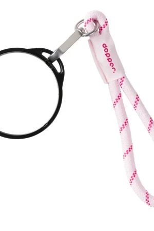 Bestseller Dopper Wrist Cord - Black Mug Ring - Cherry Pink