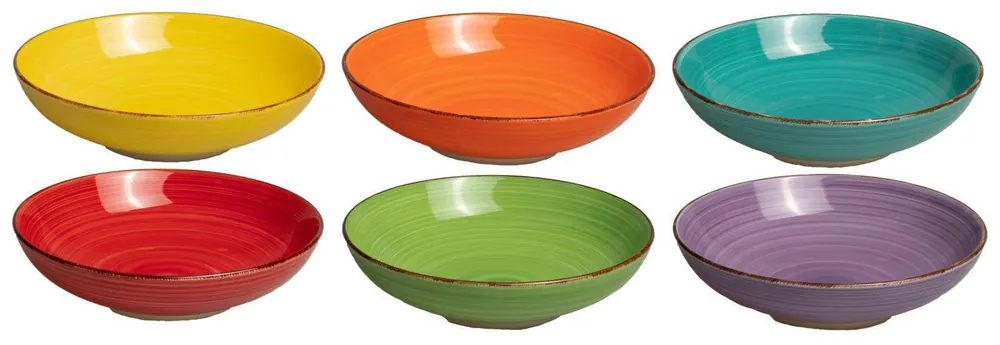 Tijdelijk Beschikbaar Studio Tavola Pastaborden Sunny Summer ø 23 cm - 6 stuks