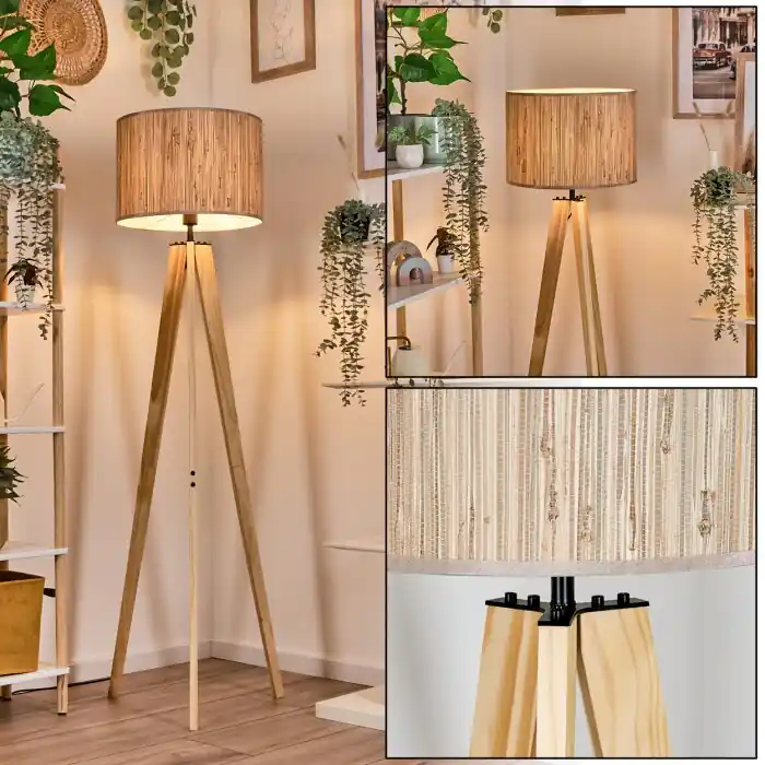 Voordeelprijs Bongal Staande lamp Natuurlijke kleuren, 1-licht