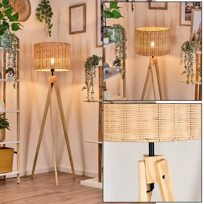 Beperkte Voorraad Cavaca Staande lamp Natuurlijke kleuren, 1-licht
